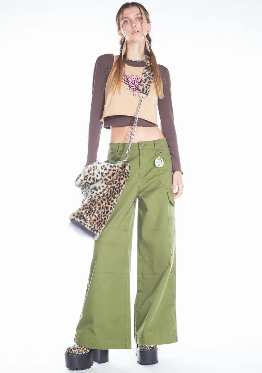 Don't You Forget Twill Cargo Pants sold by Dolls Kill product image thumbnail 3