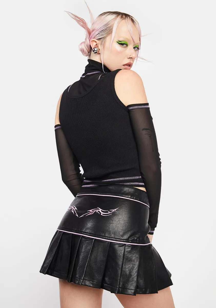 Get Some Equilibrium Pleated Mini Skirt sold by Dolls Kill product image thumbnail 2