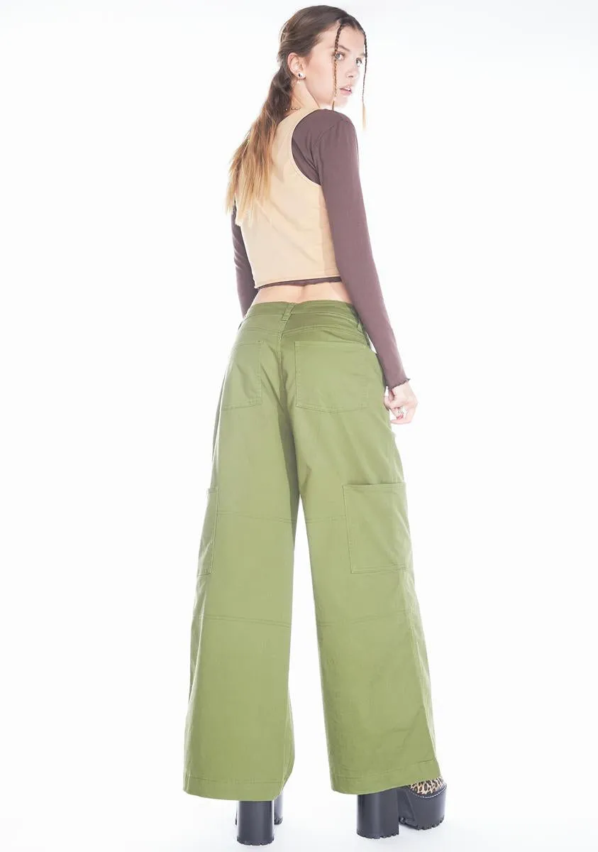 Don't You Forget Twill Cargo Pants sold by Dolls Kill product image thumbnail 4