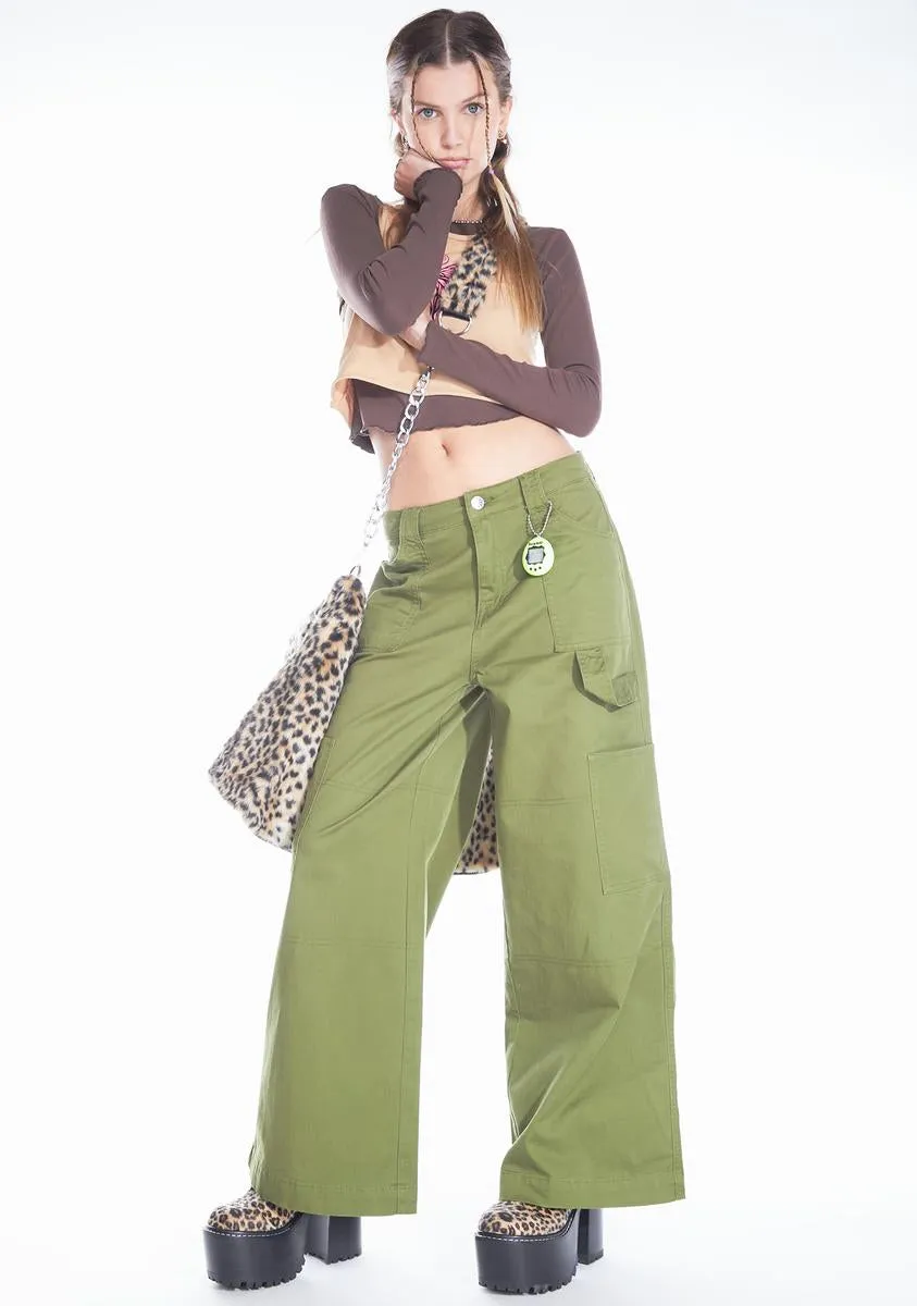 Don't You Forget Twill Cargo Pants sold by Dolls Kill product image thumbnail 2