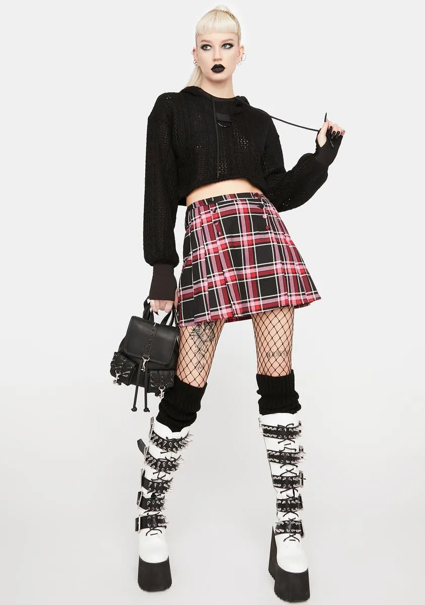 Cropped Hoodie Sweater sold by Dolls Kill product image thumbnail 3