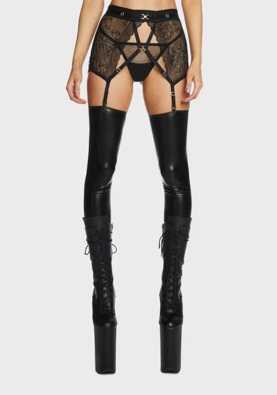 Don't Wanna Go Lingerie Set sold by Dolls Kill