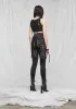 Synth Layered Logo Print Mesh Leggings sold by Dolls Kill