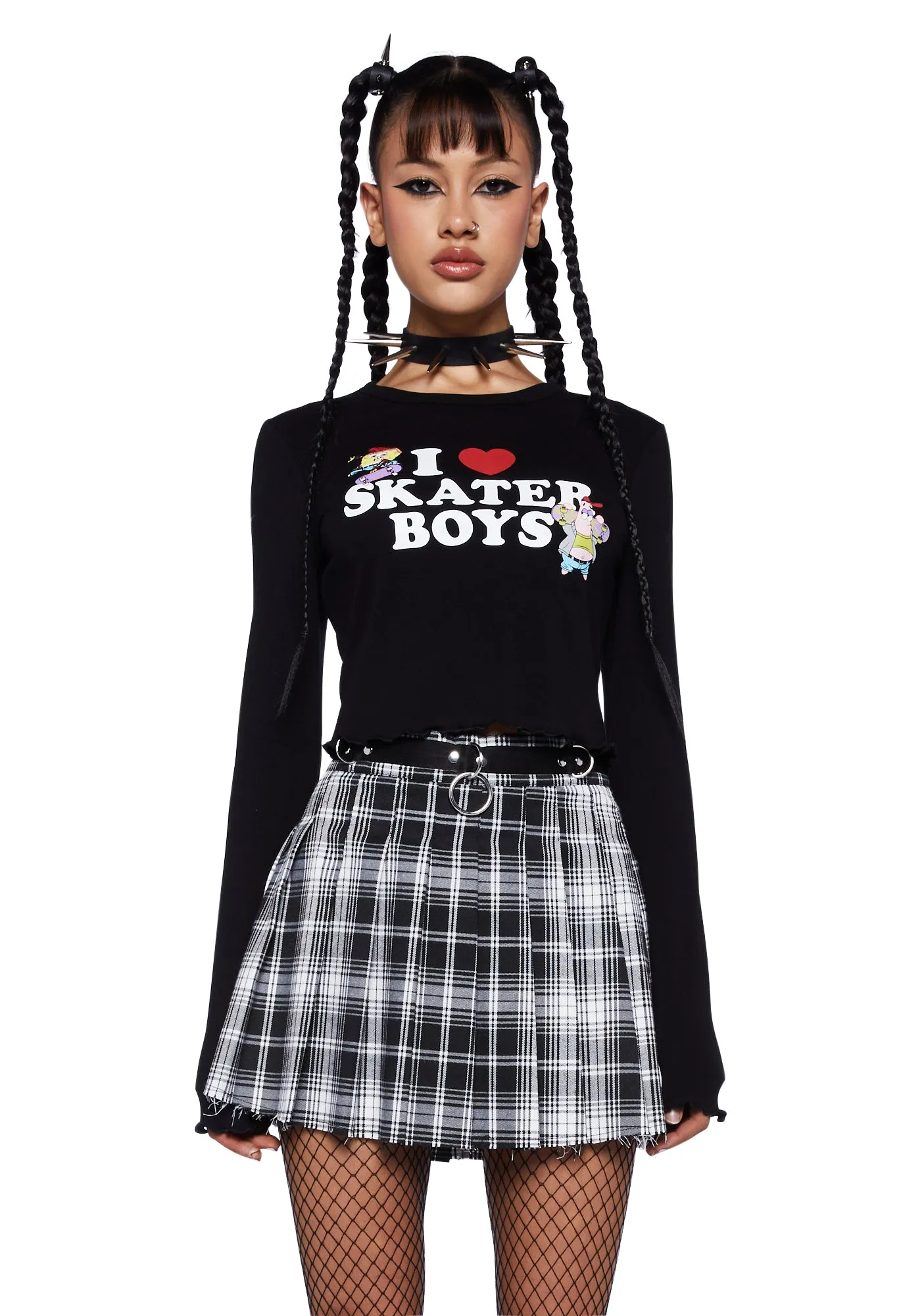 Rock It Up Long Sleeve Tee sold by Dolls Kill
