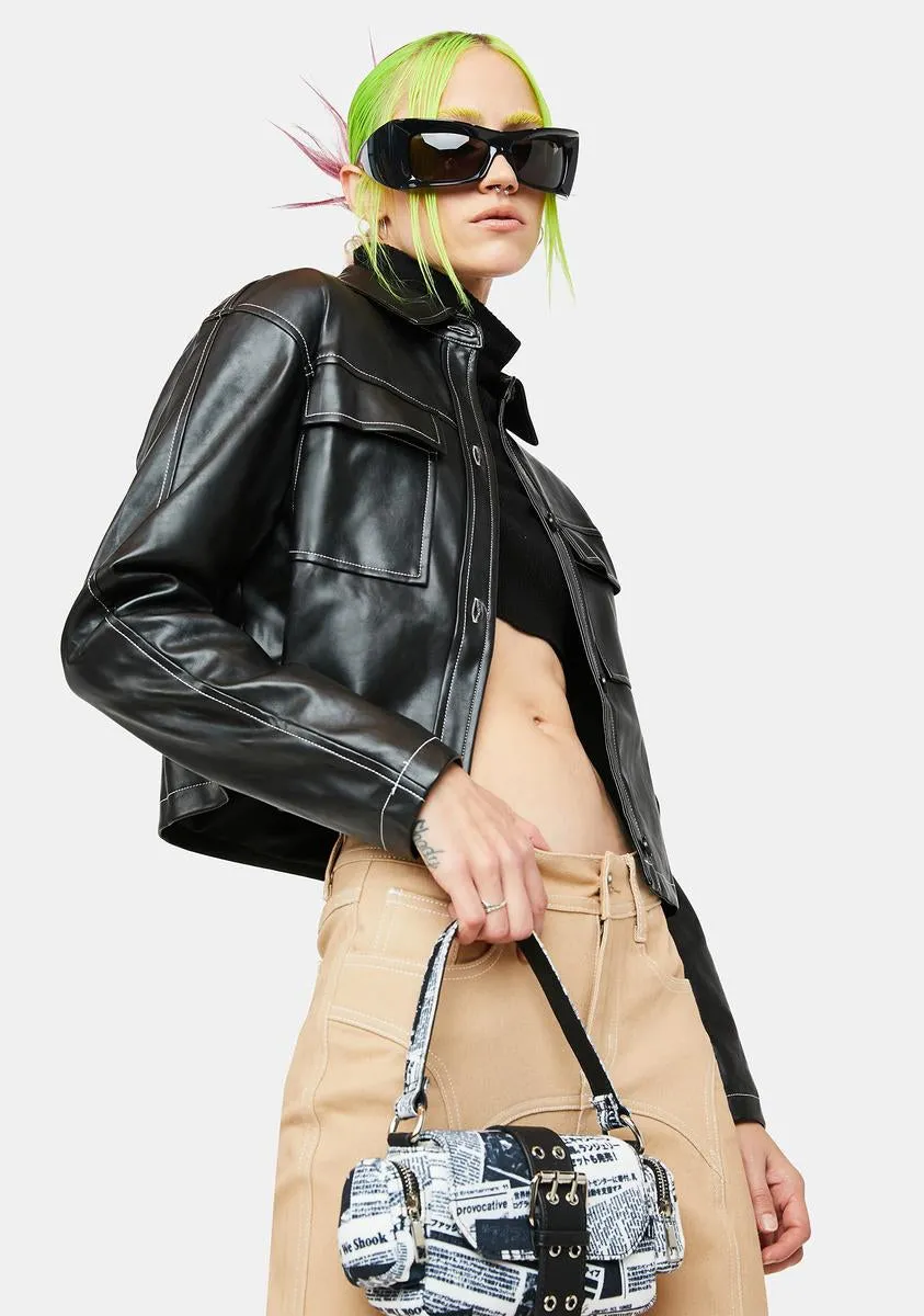 Emile Vegan Leather Jacket sold by Dolls Kill product image thumbnail 2