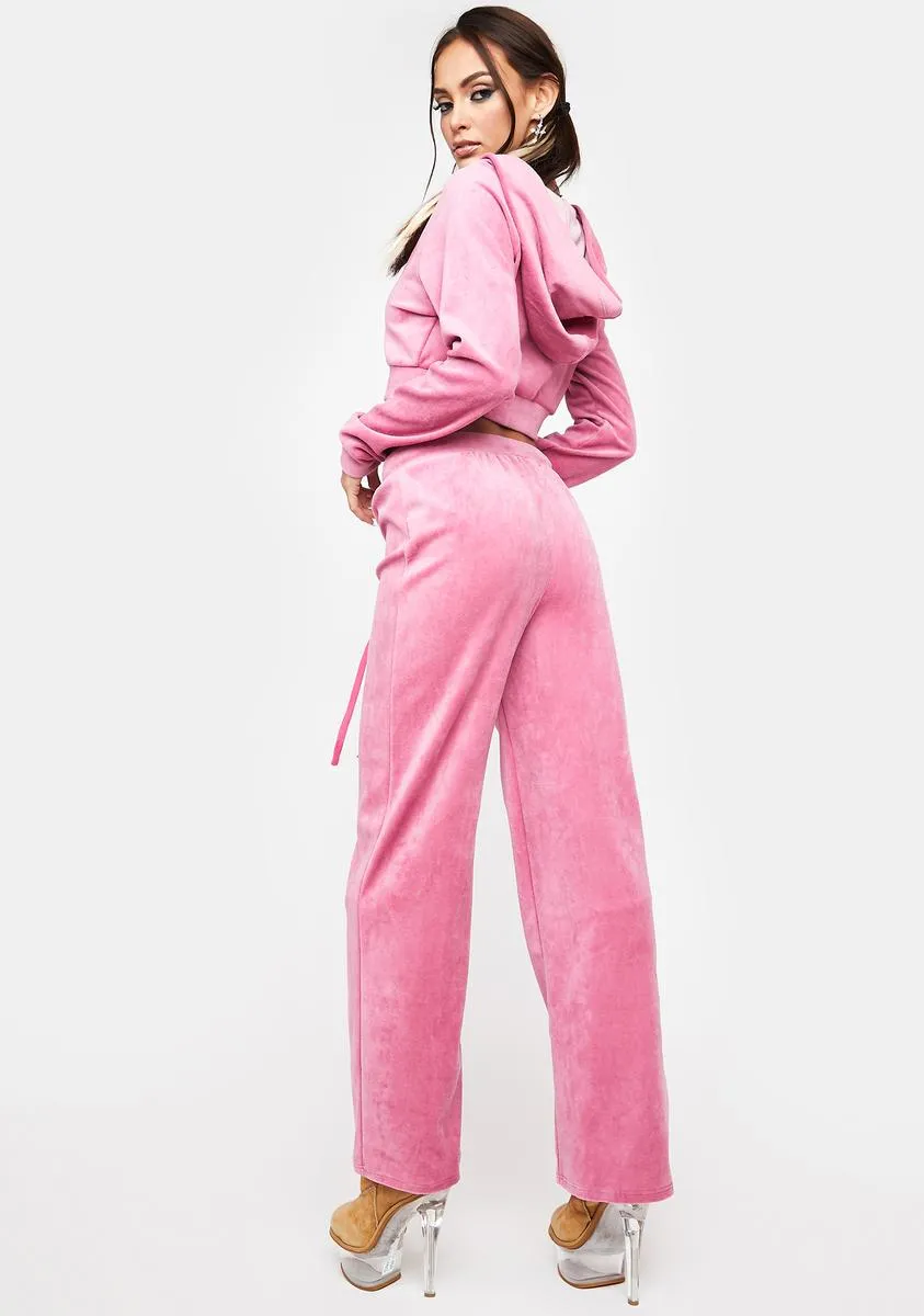 Berry Y2K Dreams Velour Tracksuit sold by Dolls Kill product image thumbnail 4