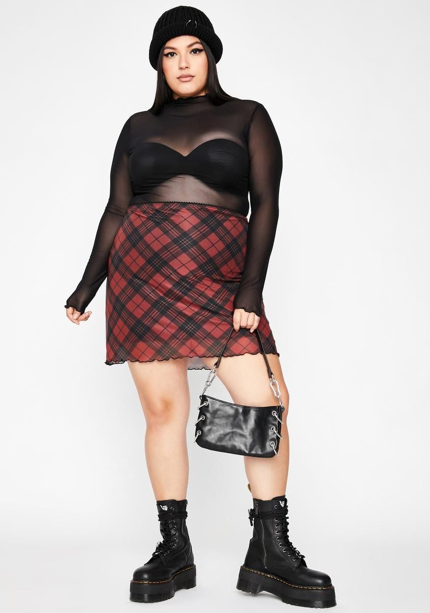 So Sure Of Myself Mesh Top sold by Dolls Kill product image thumbnail 3