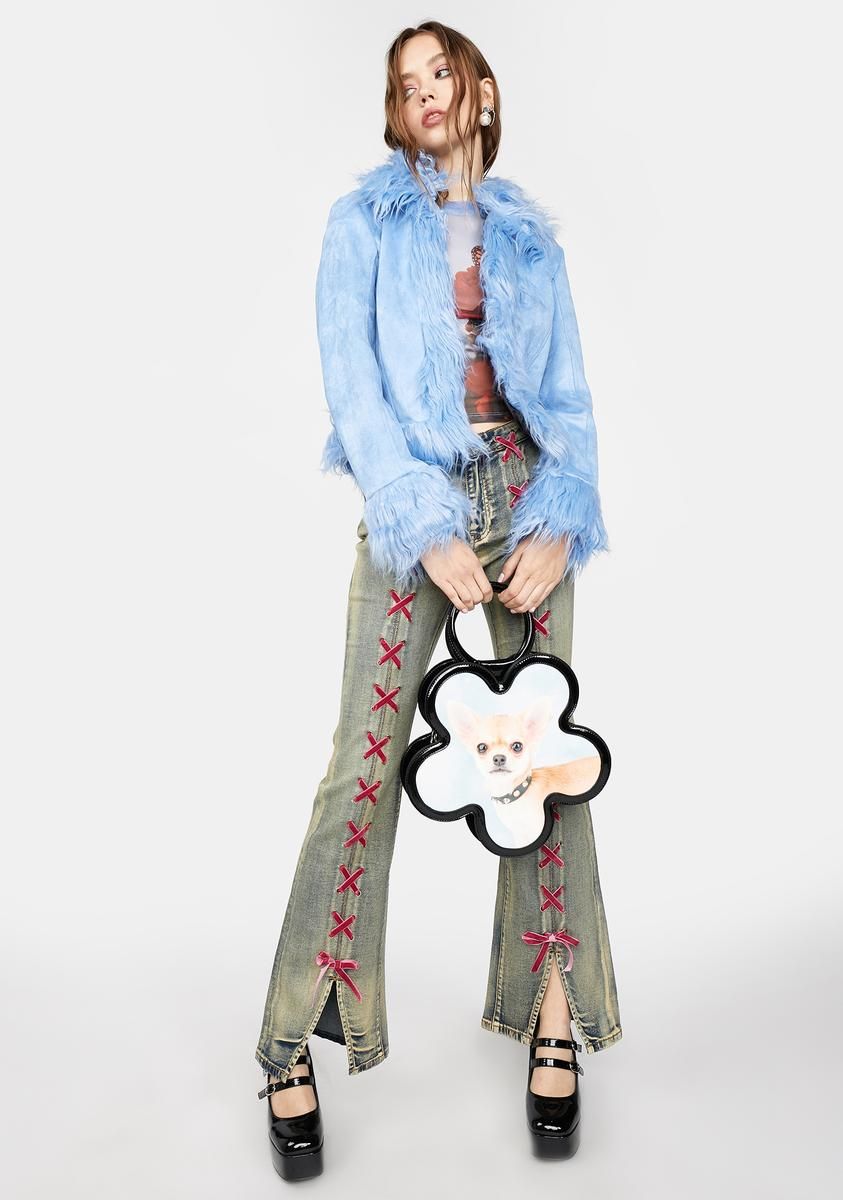 Real Intentions Vegan Suede Jacket sold by Dolls Kill product image thumbnail 3