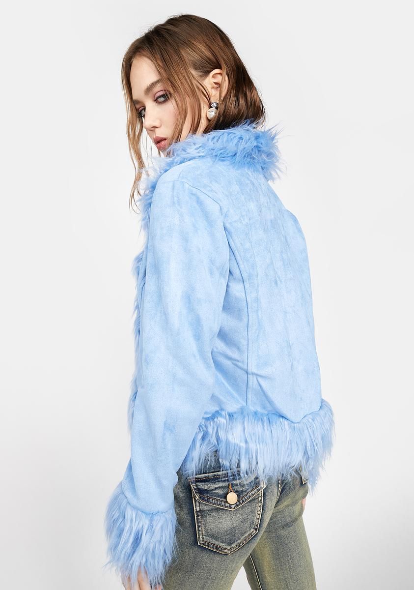 Real Intentions Vegan Suede Jacket sold by Dolls Kill product image thumbnail 4