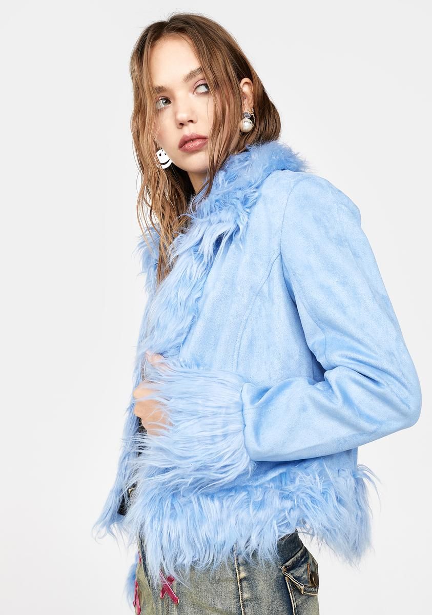 Real Intentions Vegan Suede Jacket sold by Dolls Kill product image thumbnail 2