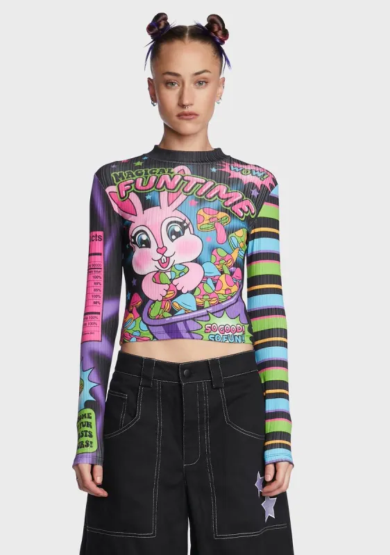 Magical Funtime Long Sleeve Top sold by Dolls Kill