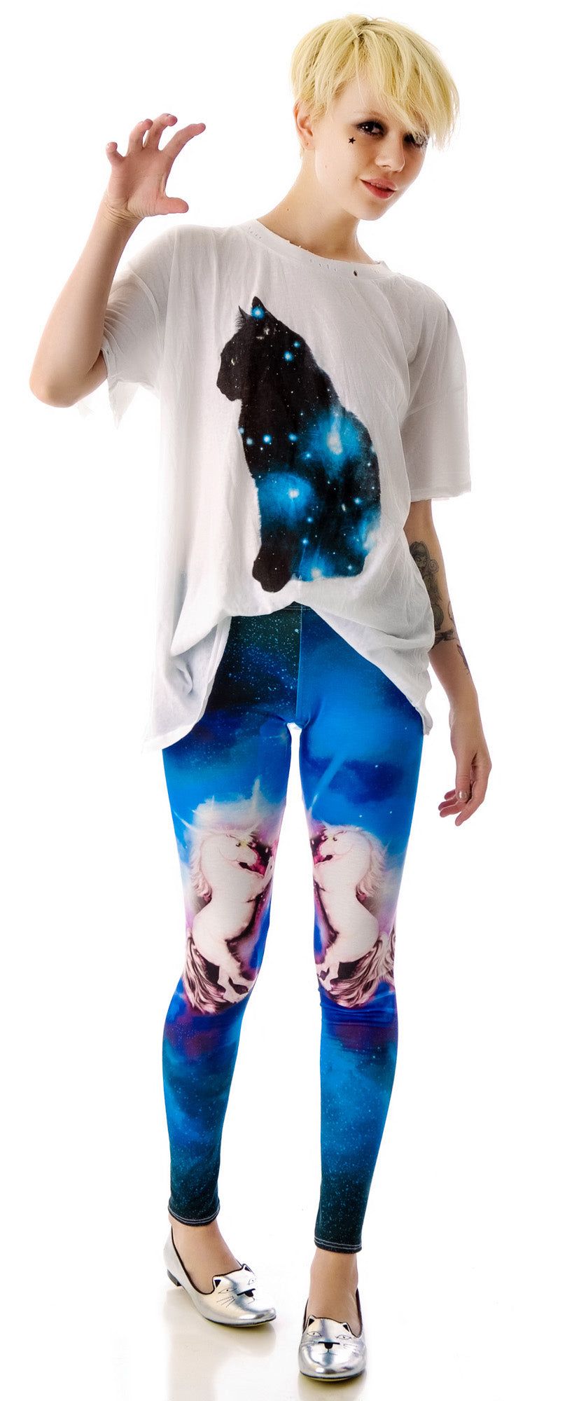 Unicorn Moonstone Leggings sold by Dolls Kill product image thumbnail 2