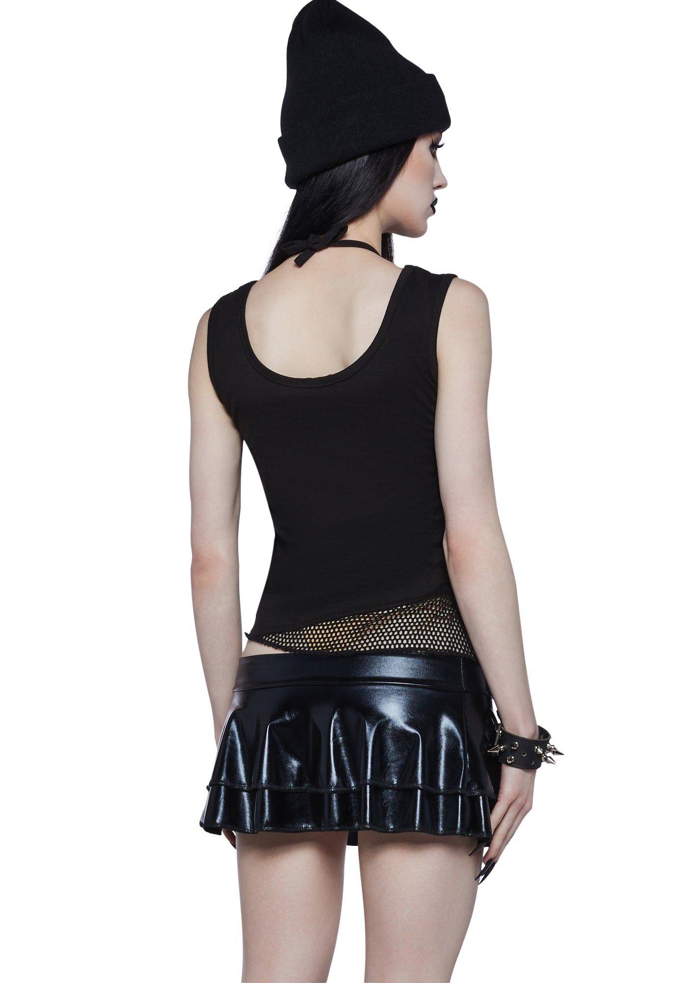 Bat Cat 2-in-1 Mesh Top sold by Dolls Kill product image thumbnail 4