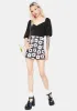 Night Perfect Poetry Puff Sleeve Crop Top sold by Dolls Kill