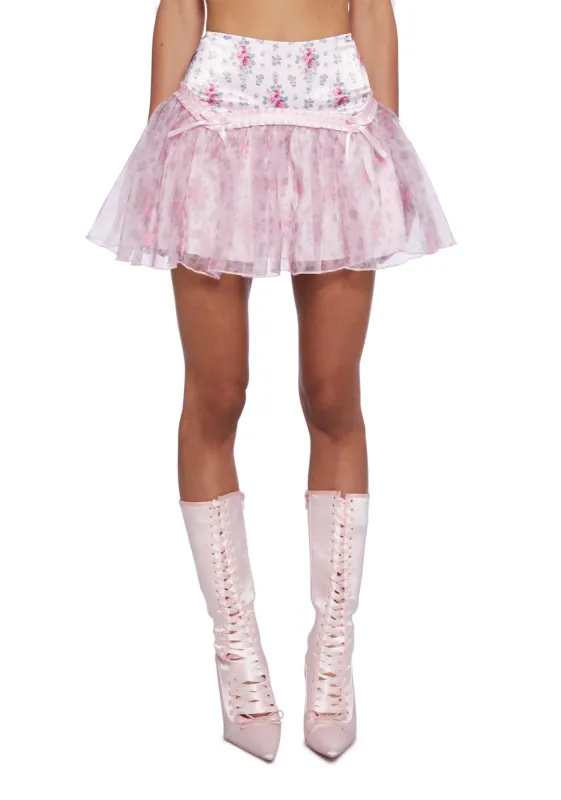 Delightfully Dignified Mini Skirt sold by Dolls Kill