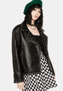 Midnight Rider Studded Moto Jacket sold by Dolls Kill