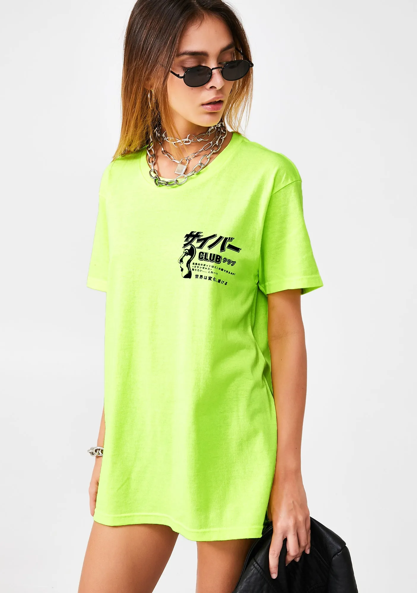 Club II Graphic Tee sold by Dolls Kill product image thumbnail 2