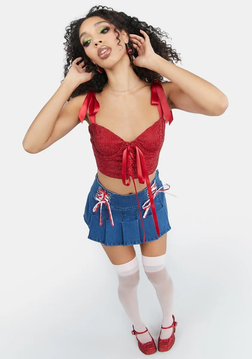 No Place Like Home Corset Top sold by Dolls Kill product image thumbnail 4