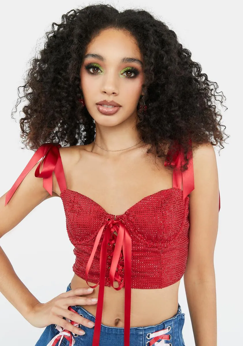 No Place Like Home Corset Top sold by Dolls Kill