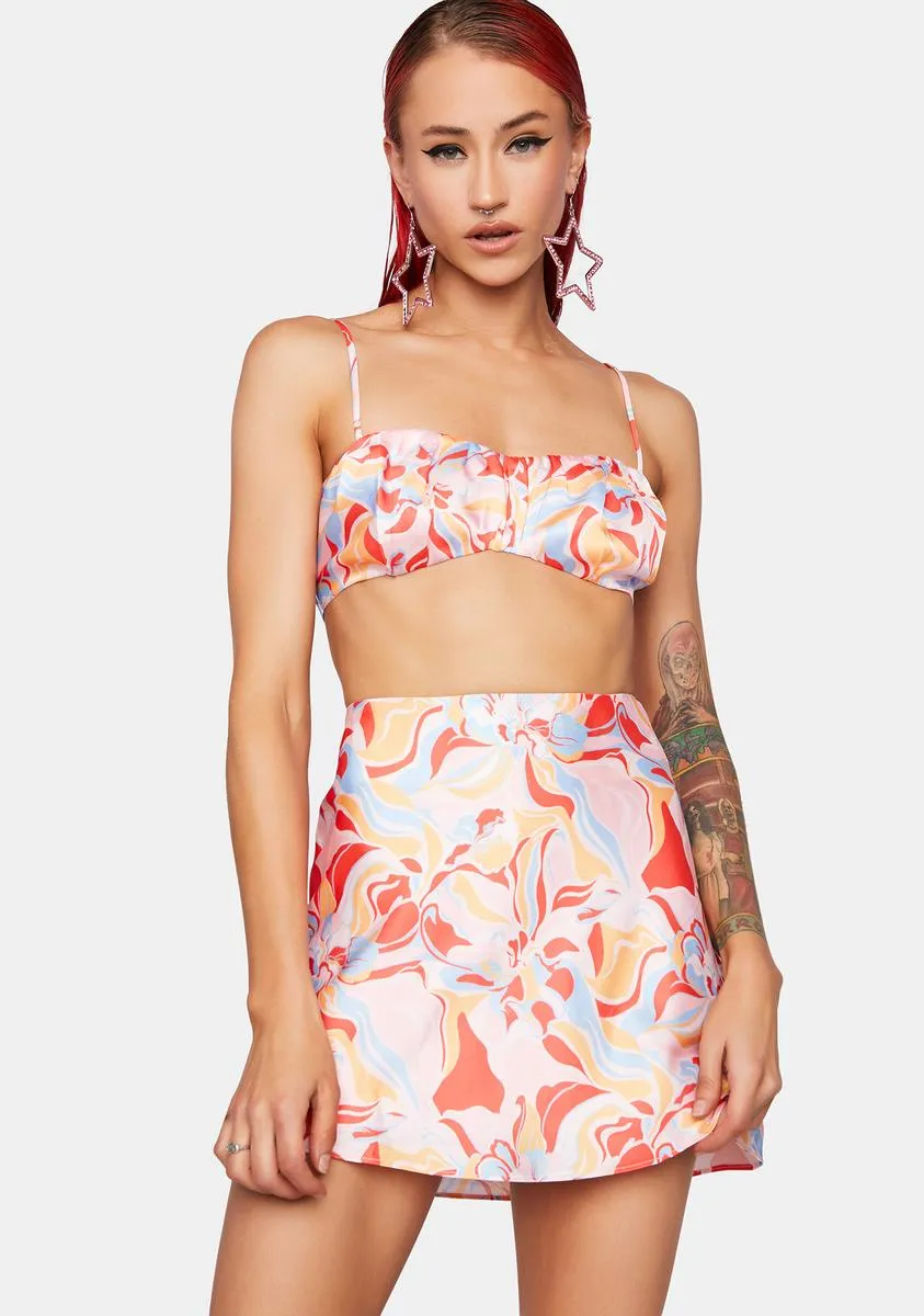 Last Minute Bash Skirt Set sold by Dolls Kill