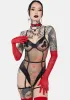 Feeling Thorny Rose Print Teddy sold by Dolls Kill