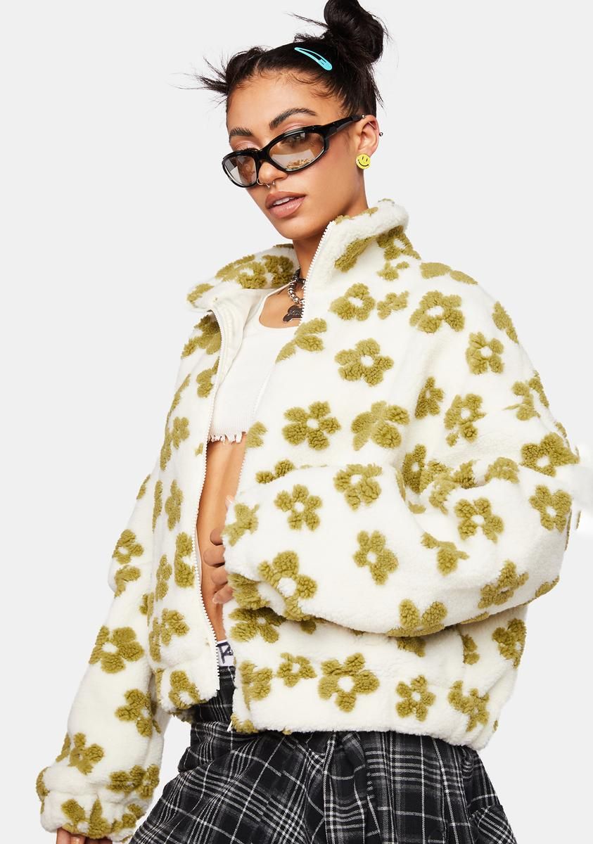 Floral Fleece Jacket sold by Dolls Kill product image thumbnail 2