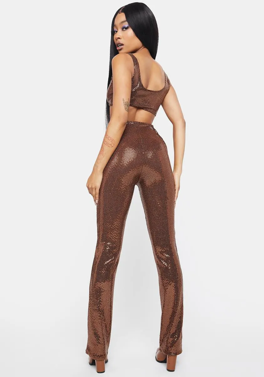 Chocolate You're My Soulmate Cut-Out Pant Set sold by Dolls Kill product image thumbnail 4