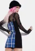Idol Generation Plaid Corset Dress sold by Dolls Kill