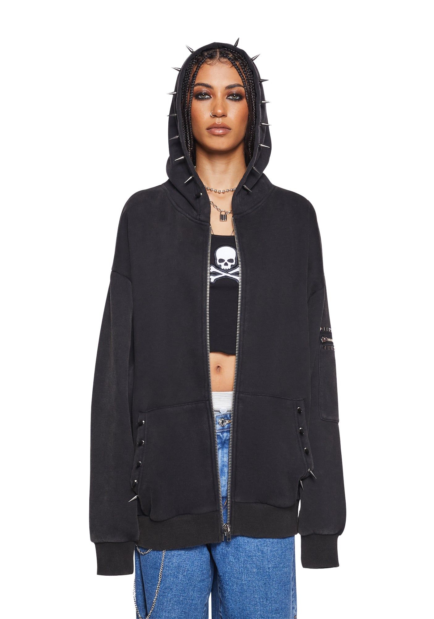 Sonic Scream Oversized Hoodie sold by Dolls Kill