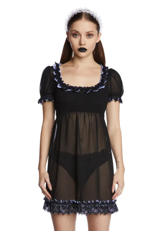 Haunted Hallways Mini Dress sold by Dolls Kill