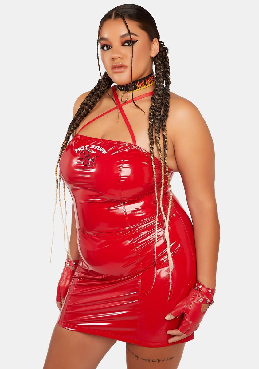 Plus Turn Up The Heat Mini Dress sold by Dolls Kill