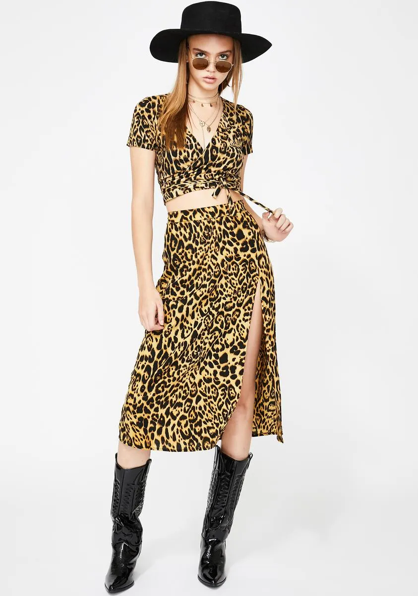 Leopard Saika Skirt sold by Dolls Kill product image thumbnail 3