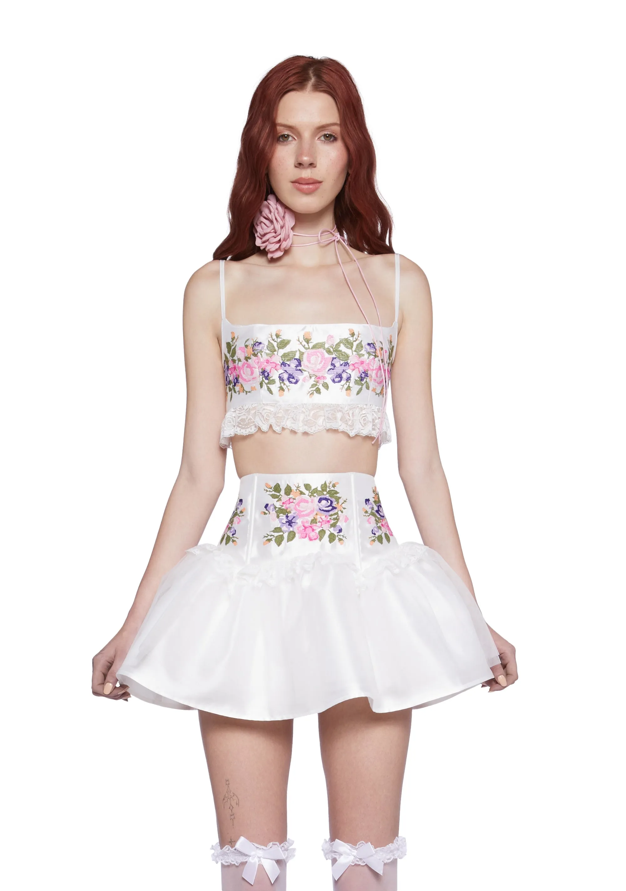 Garden Gate Memories Tank Top sold by Dolls Kill