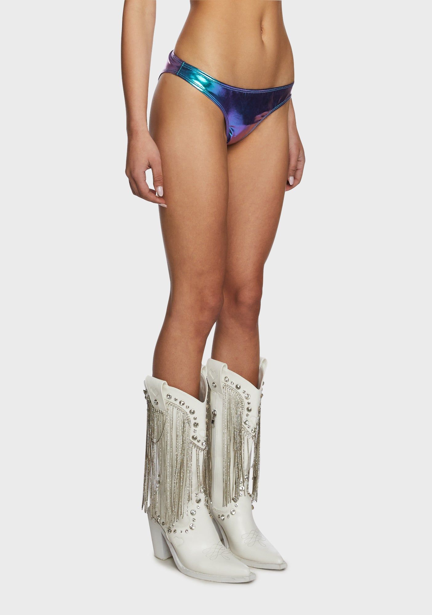 Cosmic Ace Metallic Bottoms sold by Dolls Kill product image thumbnail 2