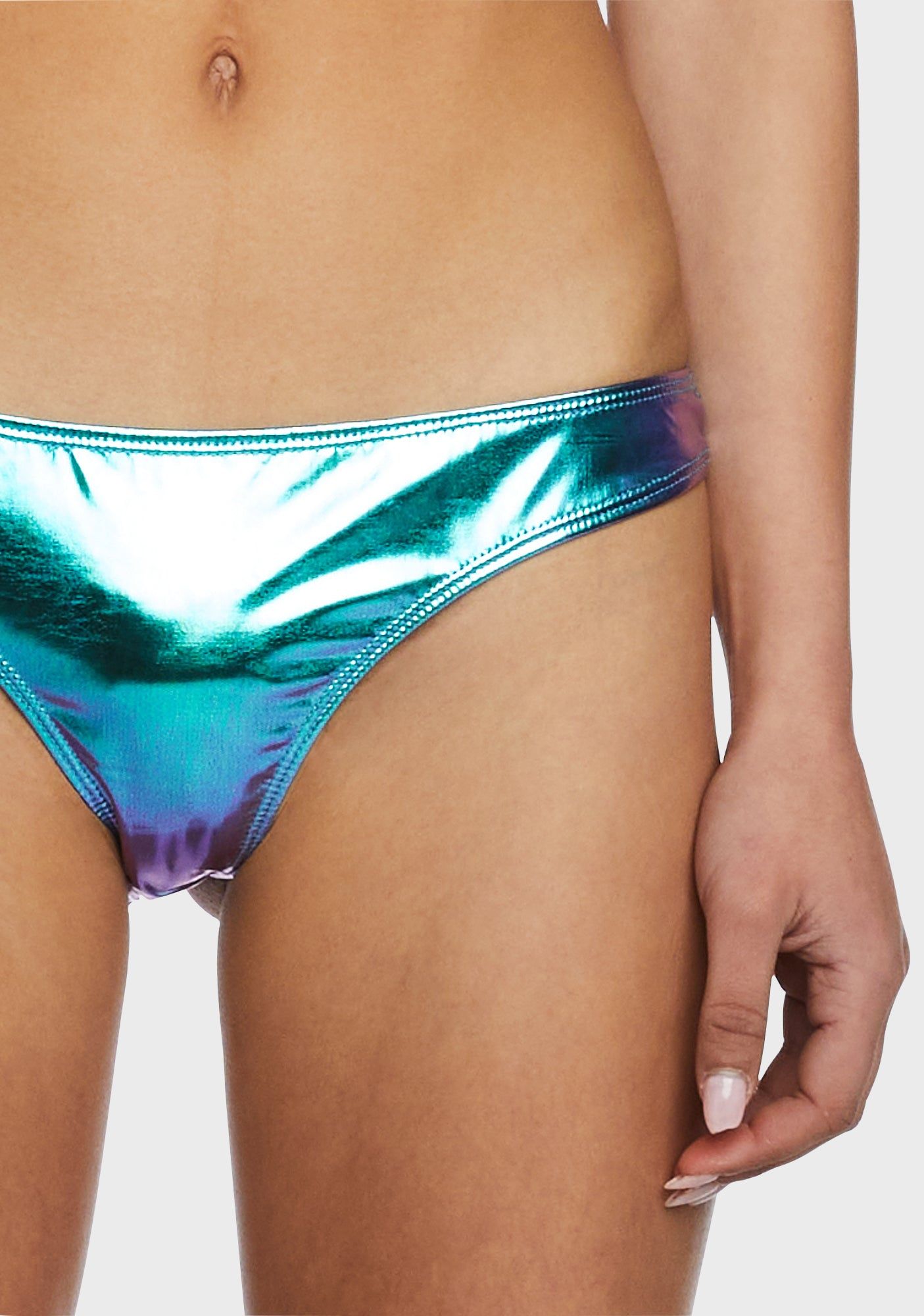 Cosmic Ace Metallic Bottoms sold by Dolls Kill product image thumbnail 4