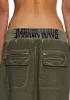 Downbeat Maxi Cargo Skirt - Green sold by Dolls Kill