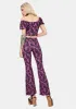 Sunny Side Floral Top & Flares Set sold by Dolls Kill