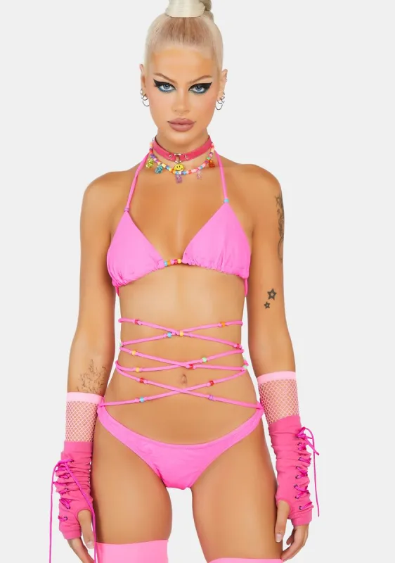 Text Me On Lingerie Set sold by Dolls Kill