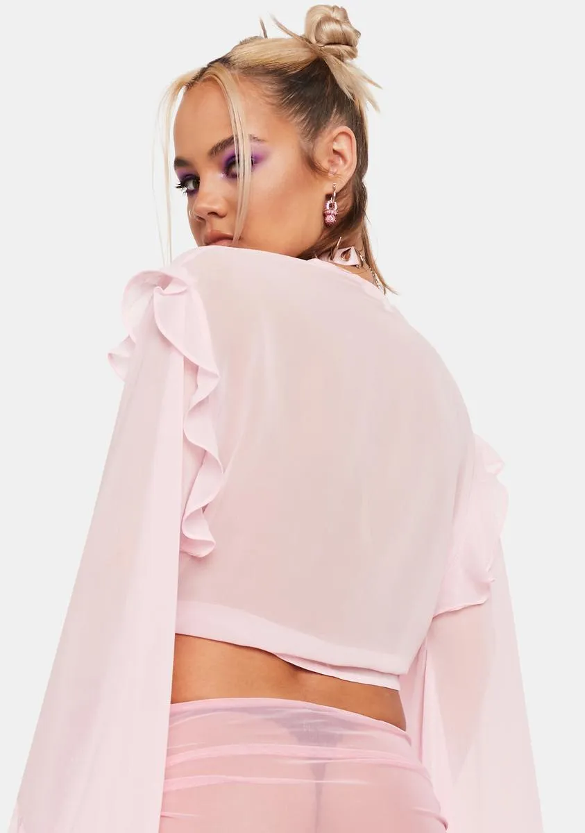 Same As Me Bell Sleeve Cardigan sold by Dolls Kill product image thumbnail 4