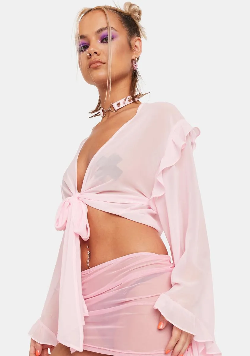 Same As Me Bell Sleeve Cardigan sold by Dolls Kill product image thumbnail 2