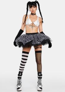 Pure Dominatrixx Spiked Bra Top sold by Dolls Kill