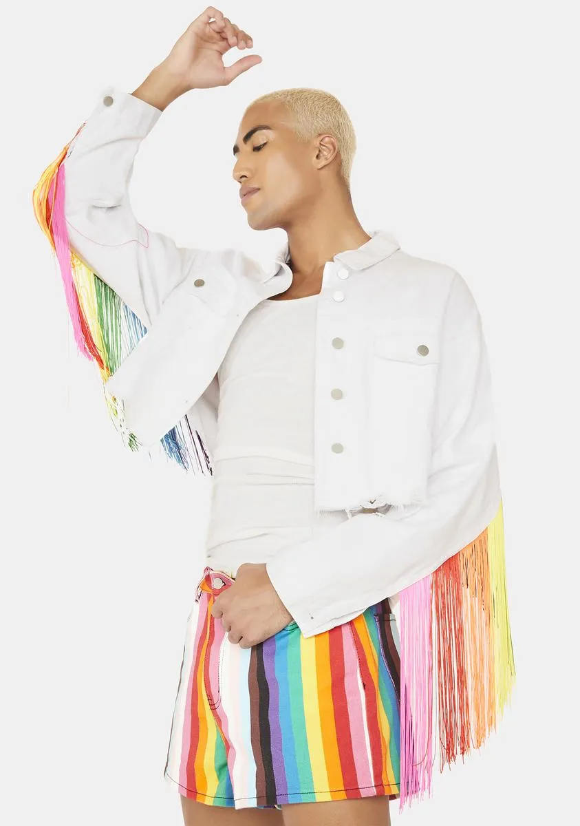 Feel This Moment Denim Jacket sold by Dolls Kill product image thumbnail 4