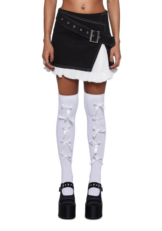 Mary Jane Denim Skirt sold by Dolls Kill