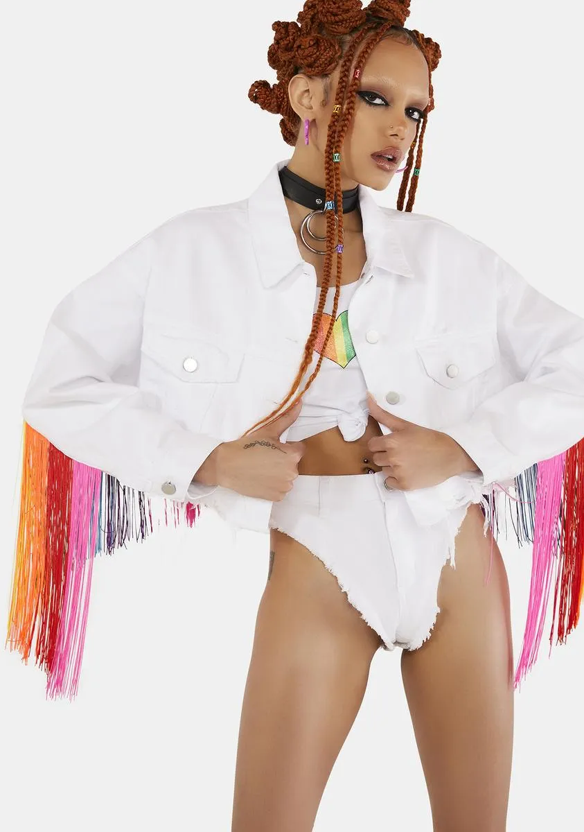 Feel This Moment Denim Jacket sold by Dolls Kill product image thumbnail 2