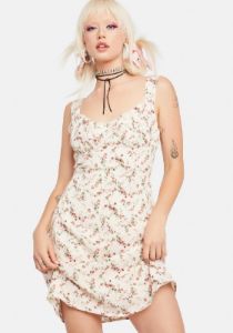 Ivory Wrote A Love Song Mini Dress sold by Dolls Kill