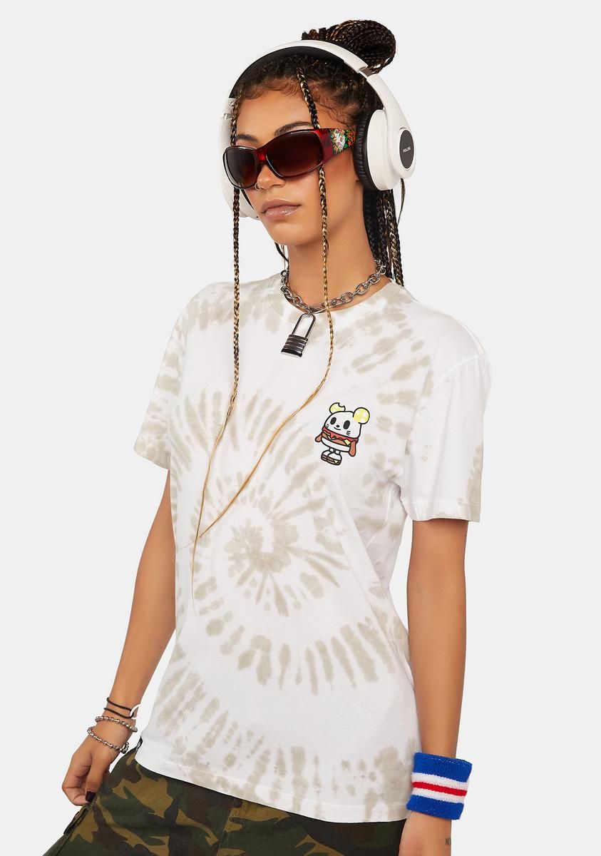 Burger House Tie Dye Tee sold by Dolls Kill product image thumbnail 4