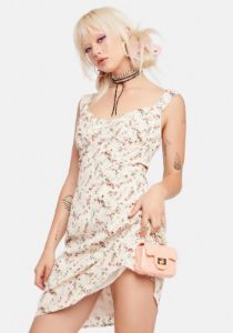 Ivory Wrote A Love Song Mini Dress sold by Dolls Kill