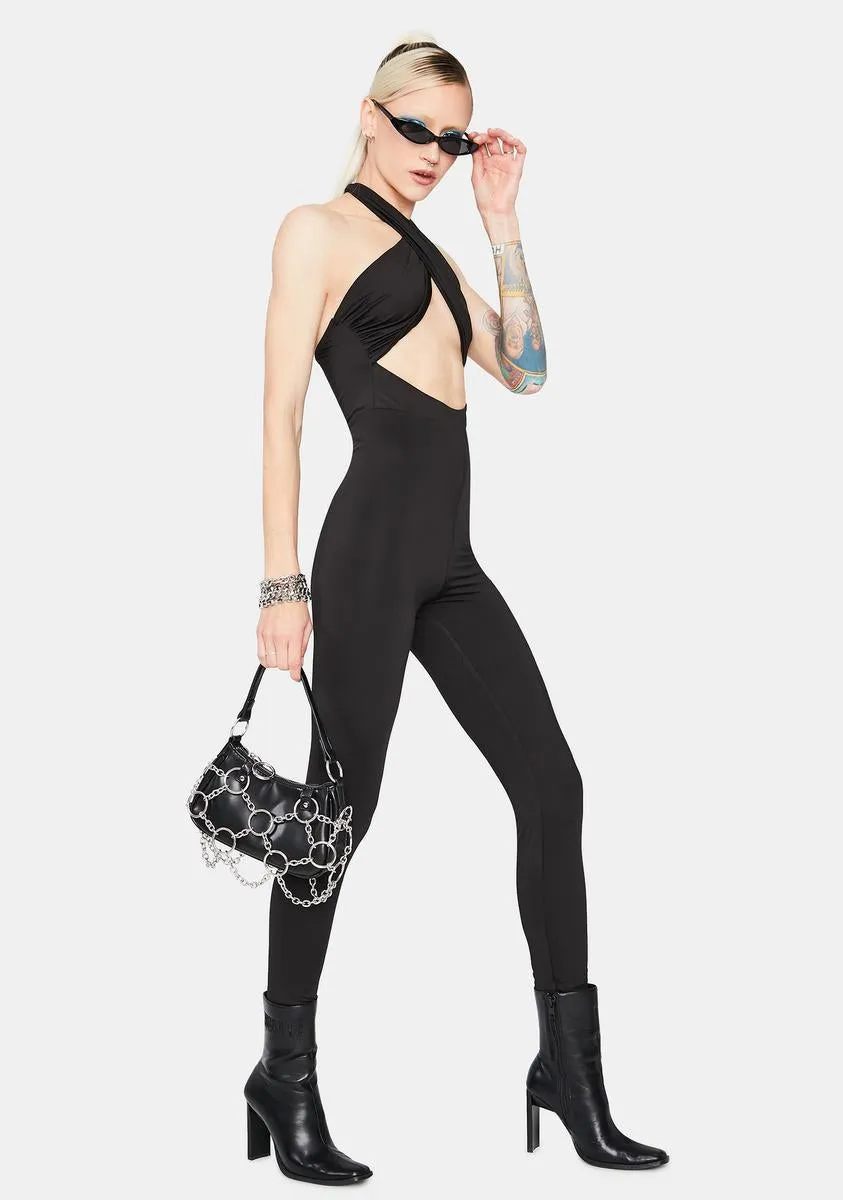 Euphoric Dreamer Halter Cutout Skinny Jumpsuit sold by Dolls Kill product image thumbnail 2