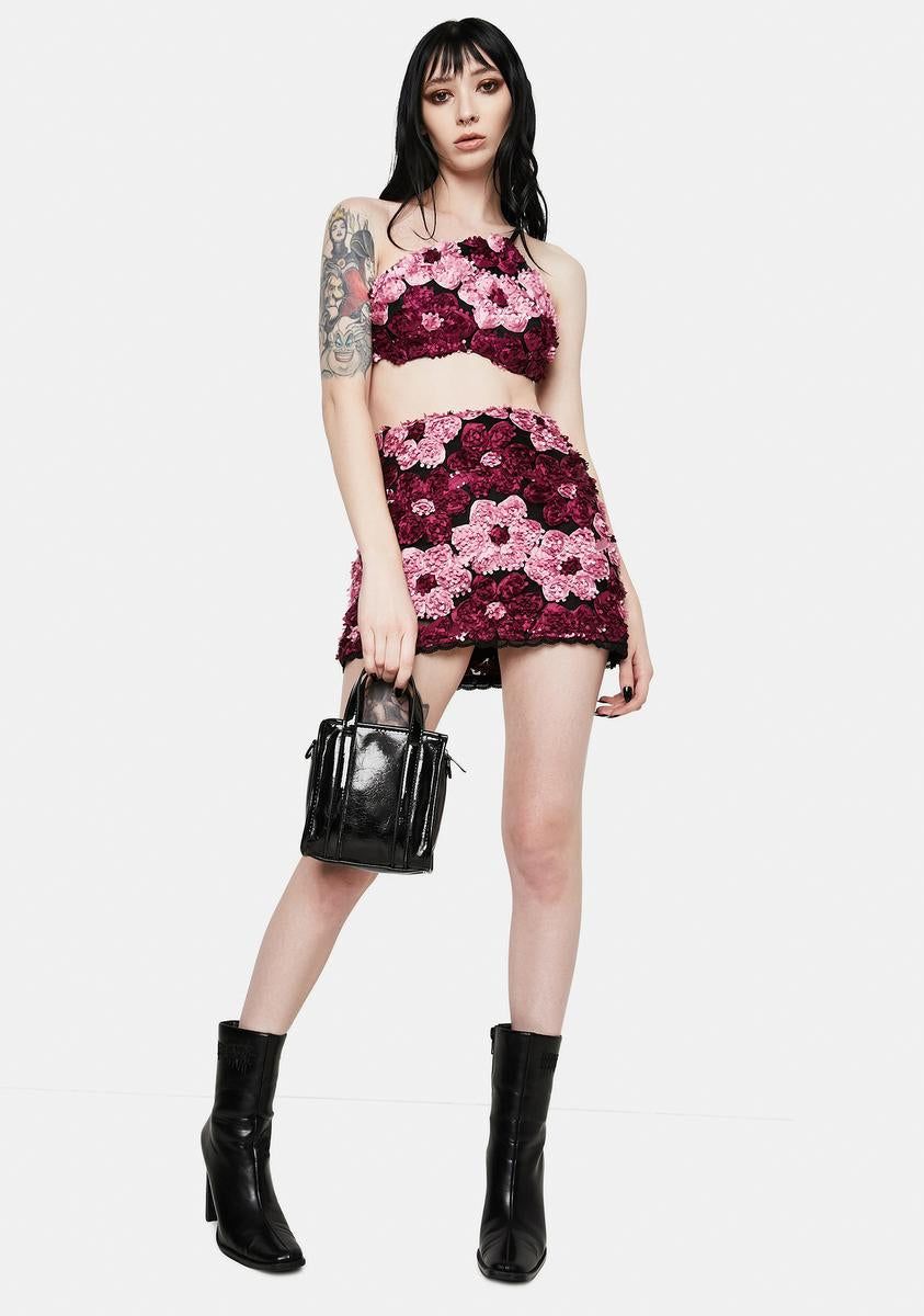 Blooming Spotlight Floral Skirt Set sold by Dolls Kill product image thumbnail 3