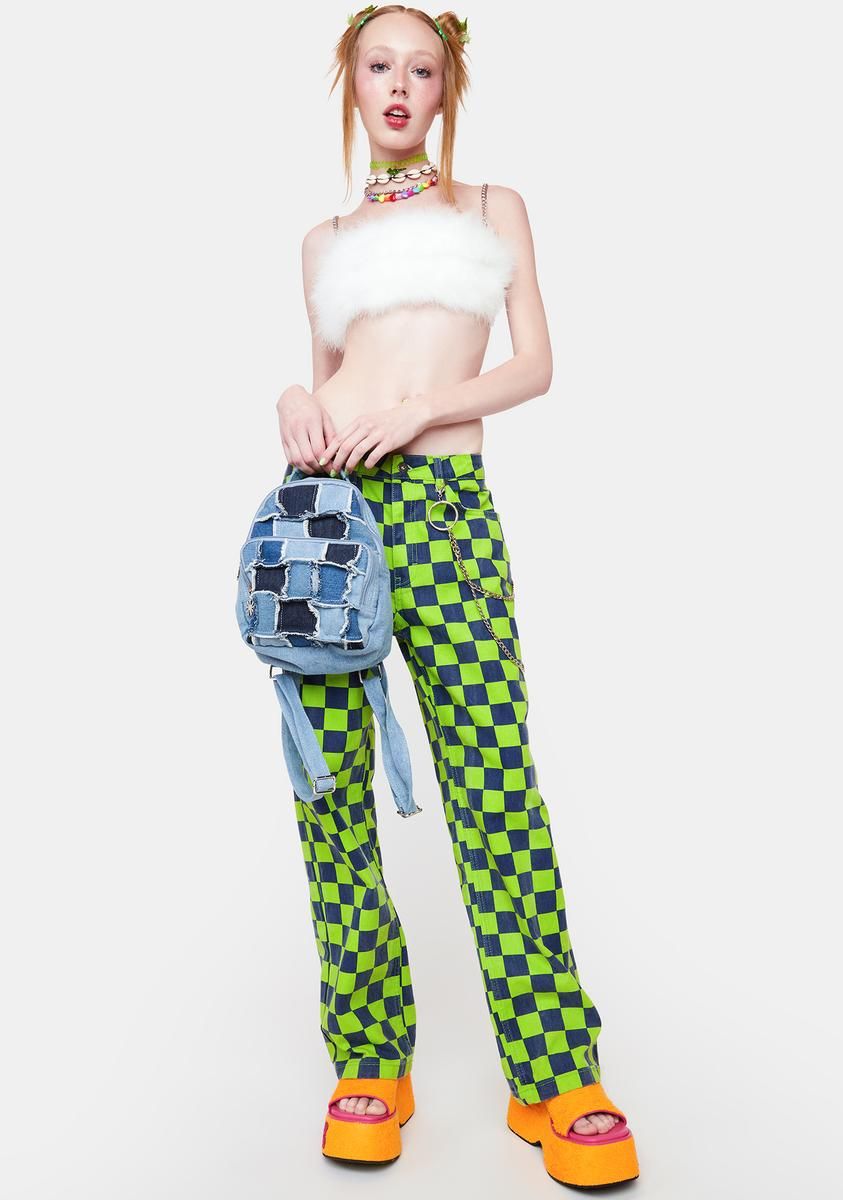 Bliss So Enchanting Marabou Crop Top sold by Dolls Kill product image thumbnail 3